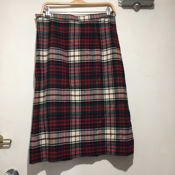 VINTAGE THE HIGHLAND HOUSE OF LAWRIE WOOL SKIRT SIZE 32 - Picture 3 of 7